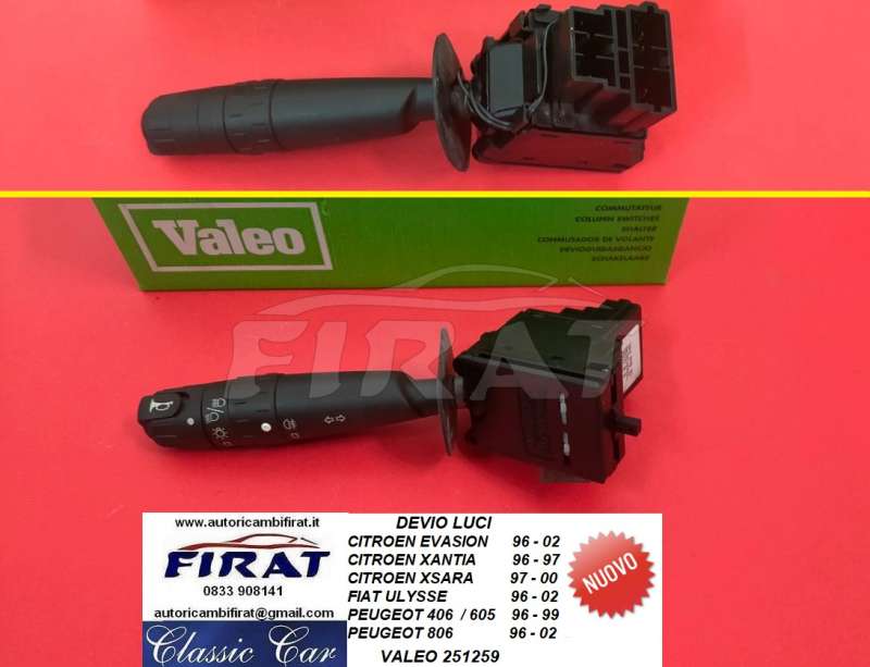 DEVIO LUCI CITTOEN EVASION FIAT ULYSSE LANCIA ZETA (251259)